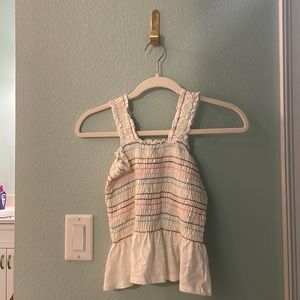 pastel striped flowy  tank top